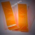 wb3-035 - 25mm Breite - Design "mikroprismatisches Leuchtband orange"