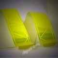 wb3-034 - 25mm Breite - Design "mikroprismatisches Leuchtband gelb"