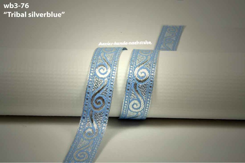 wb3-076 - 22mm Breite - Design "Tribal silverblue