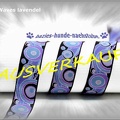 wb3-104 - 22mm Breite - Design "Circles & Waves lavendel"