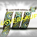 wb3-105 - 22 mm Breite - Design "Circles & Waves Teal"