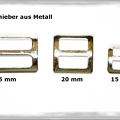 17 Schieber in Metall
