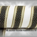 wb3-184 - 24mm Breite - Design "Diagonal Goldstripes Black"