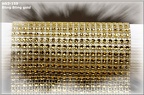 wb3-159 - 25mm Breite (4-reihig) - Design "BlingBling gold"
