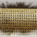 wb2-198 - 15 mm Breite (2-reihig) -  Design "BlingBling gold"