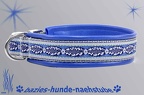 395 HB French Medaillon blau