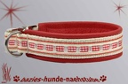 396 HB Riffelband rot-weiss