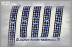 wb1-109 - 10mm Breite Design "HerzKaro blau"